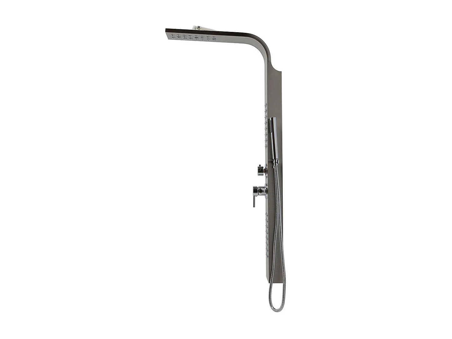 Panneau De Douche En Acier Inoxydable 304 Brossé H 125Cm