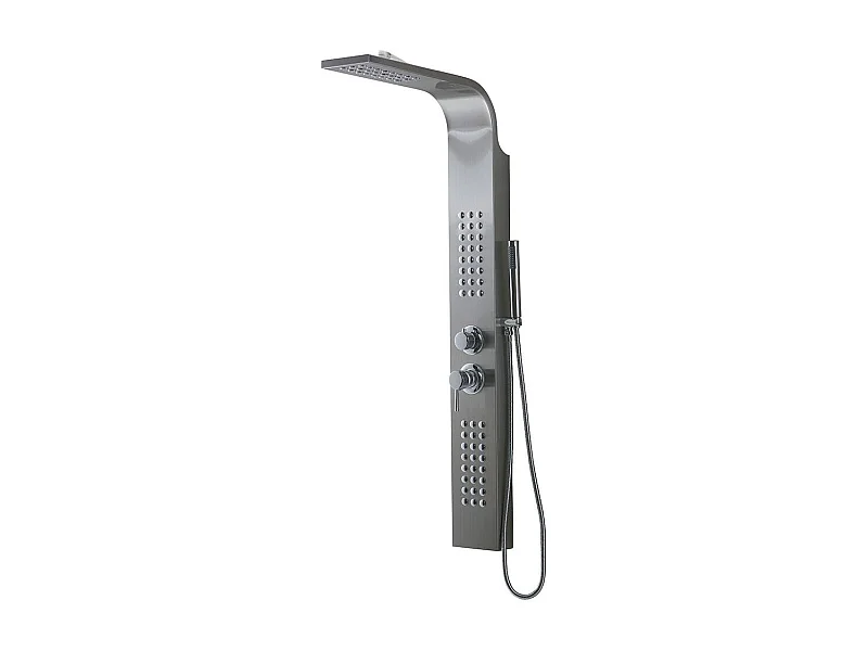 Panneau De Douche En Acier Inoxydable 304 Brossé H 125Cm