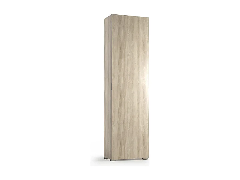 Colonne Polyvalente H 182Cm 1 Porte Orme Effet Bois