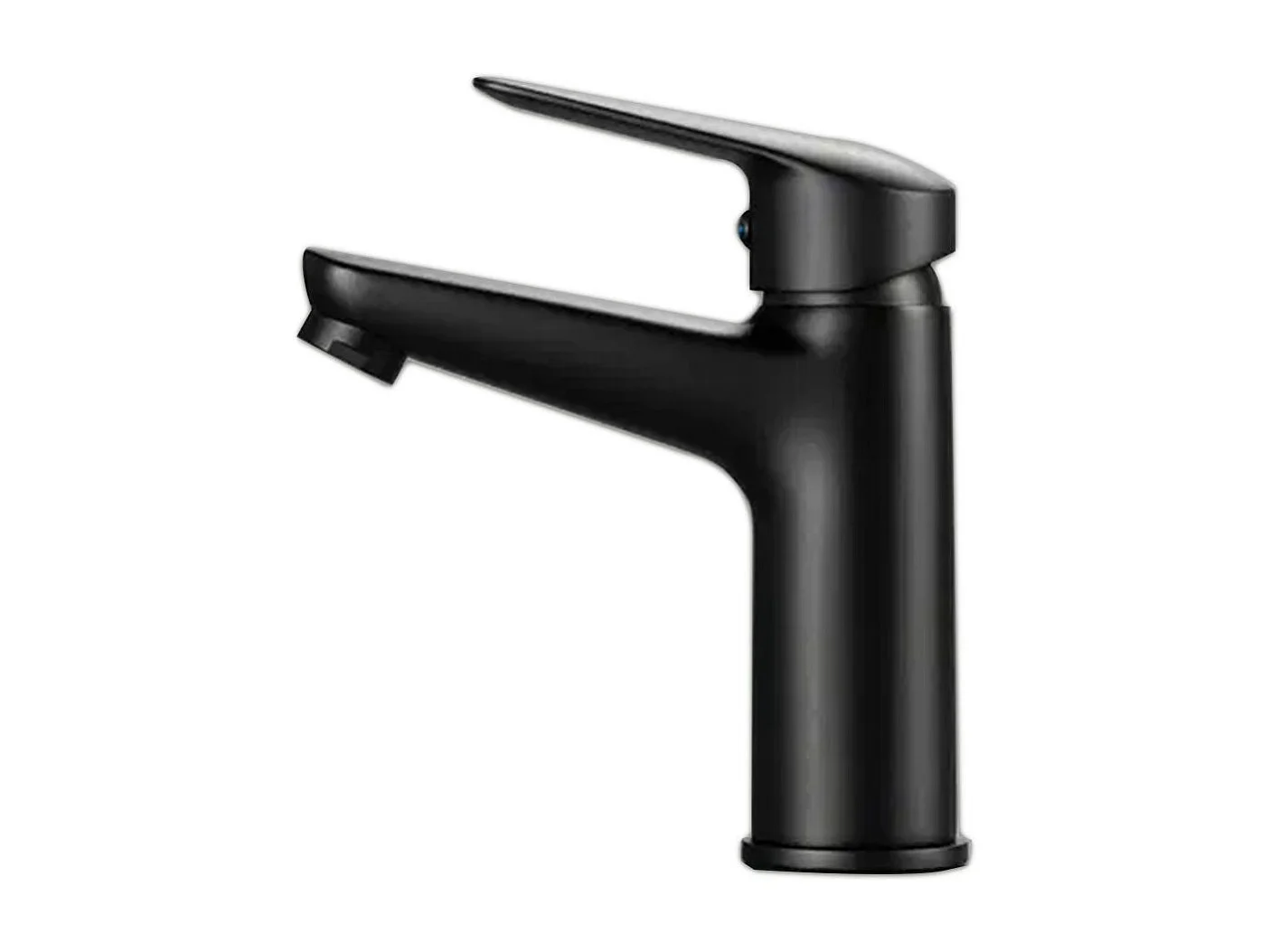 Robinet De Lavabo Noir Mat En Laiton Design Moderne | Bormio