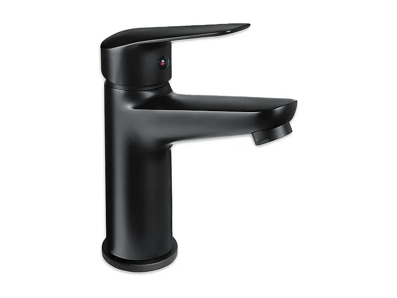 Robinet De Lavabo Noir Mat En Laiton Design Moderne | Bormio