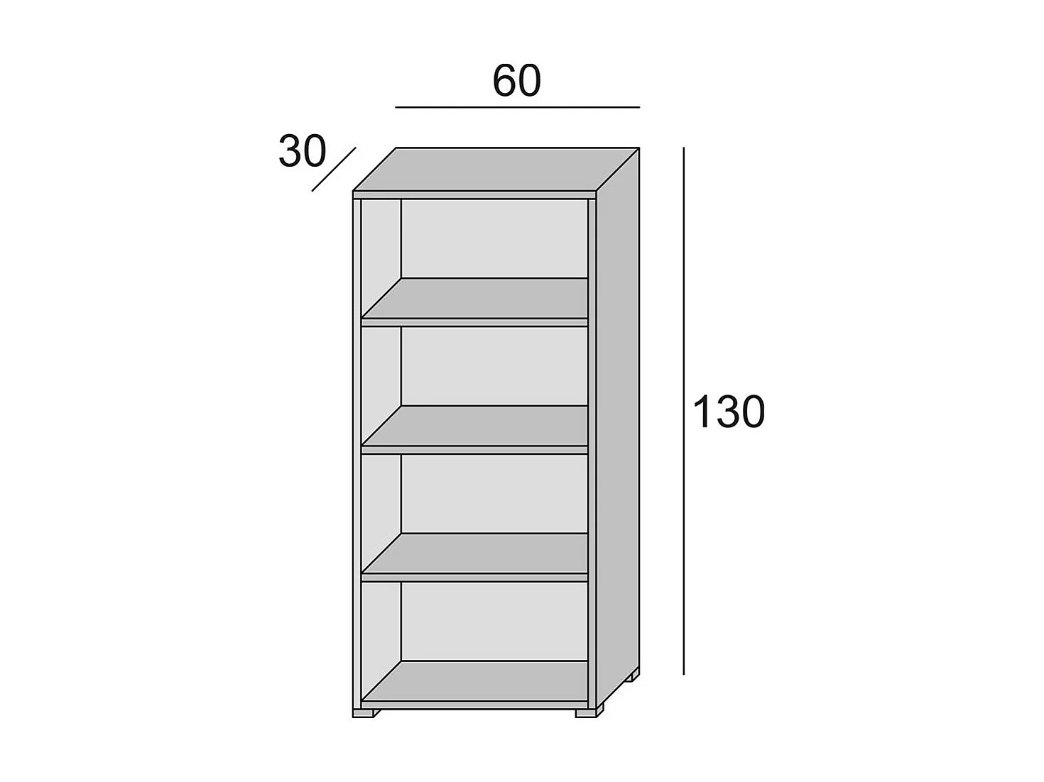 Étagère Polyvalente Pour Salle De Bains En Bois Blanc Avec Fond En Chêne