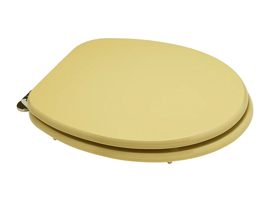 Siège De Toilette Universel En Bois, Couleur Champagne, Certifié Fsc