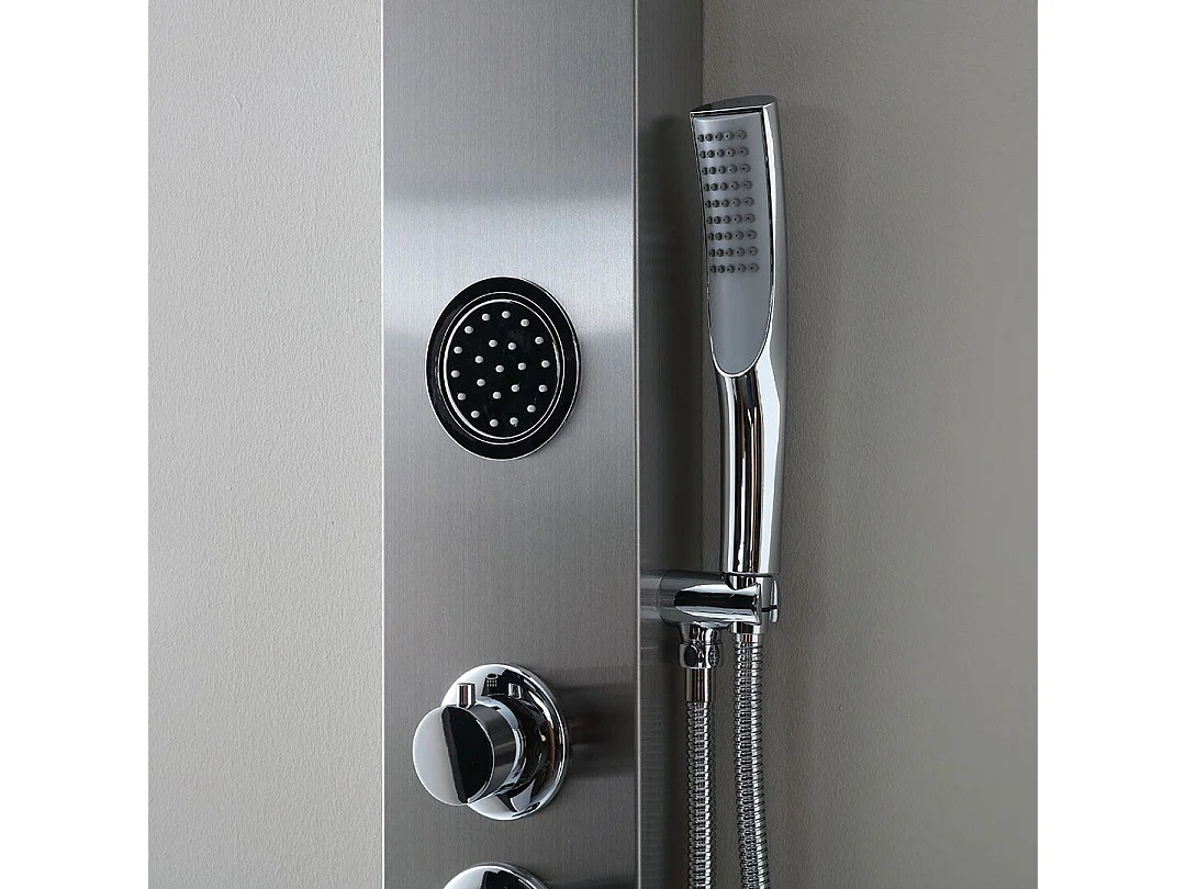 Panneau De Douche Avec Jets Hydromassants Design Rond