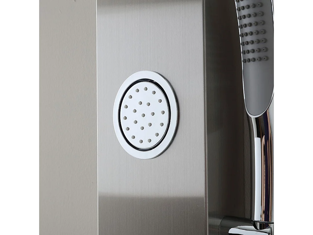 Panneau De Douche Avec Jets Hydromassants Design Rond