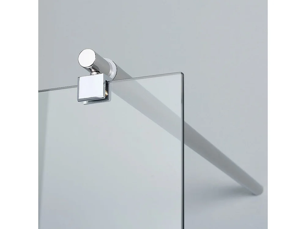 Paroi Pour Douche À L'italienne Walk-In 90 Cm Pour Receveur De Douche Ou A Fil De Sol