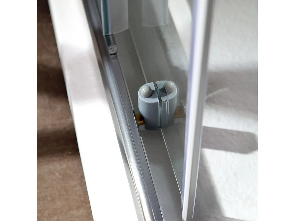 Cabine De Douche Coulissante En Cristal 75X75 Avec Angle | Luna