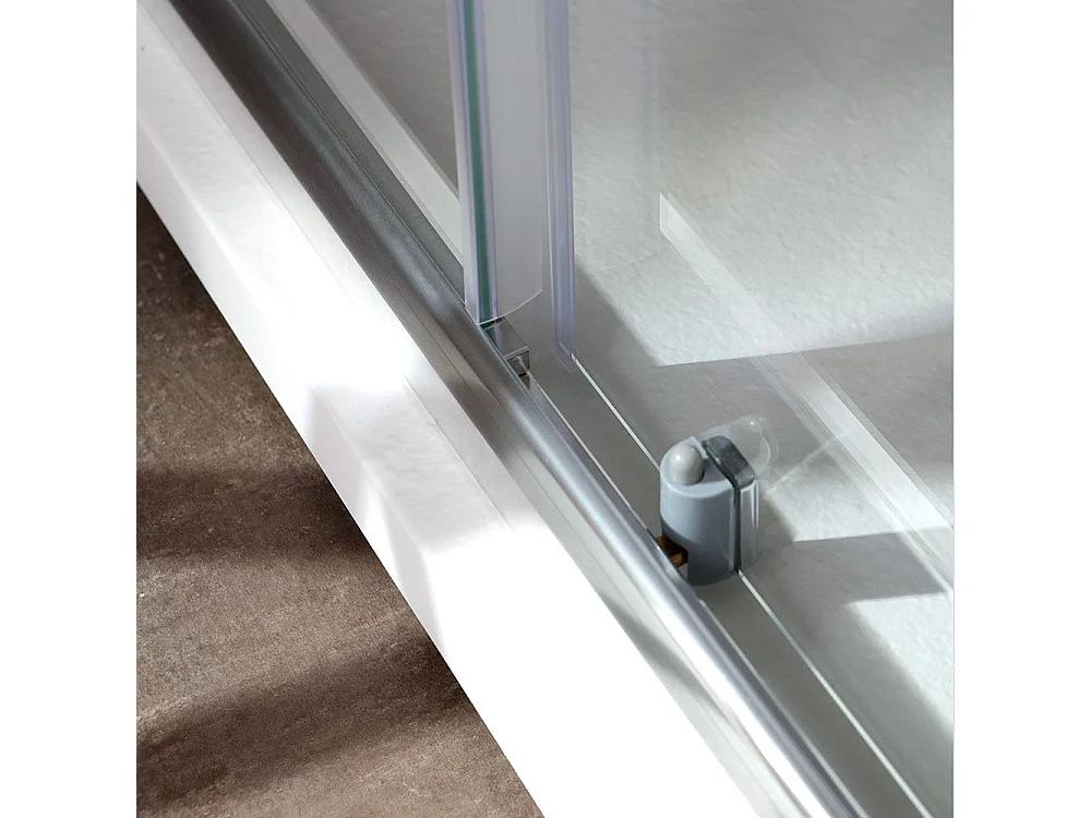 Cabine De Douche Coulissante En Cristal 75X75 Avec Angle | Luna