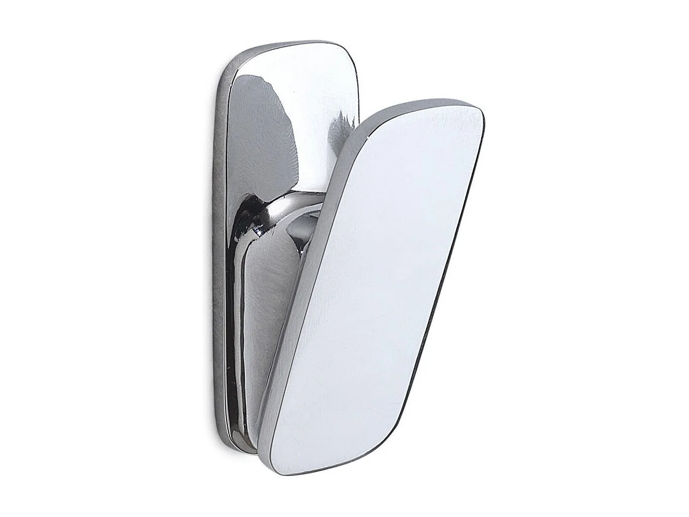 Porte-Manteau Mural Simple En Métal Chromé