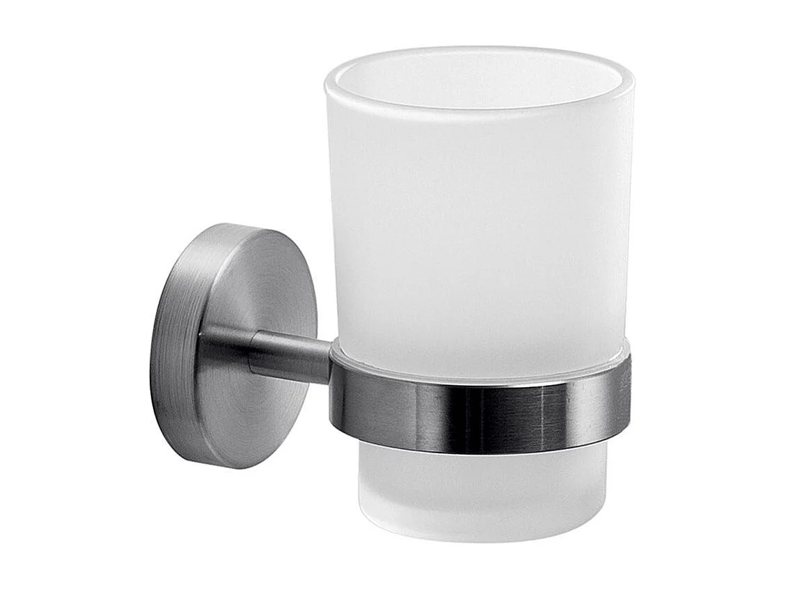 Porte-Brosse À Dents Mural En Verre Et Acier | Loto