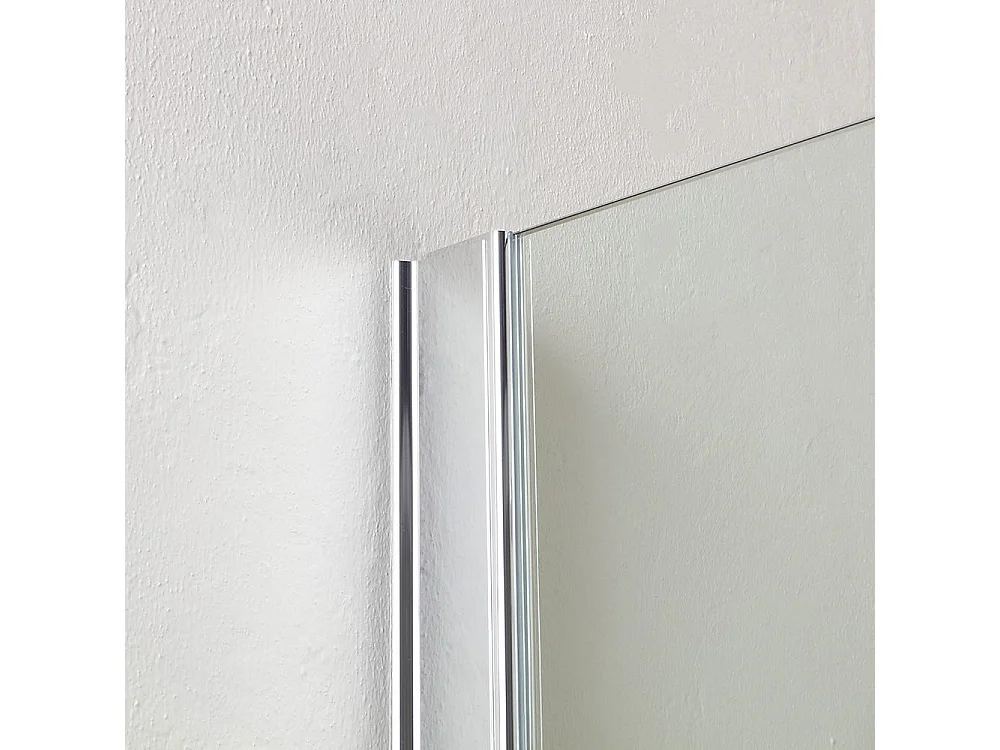 Paroi De Douche Walk-In En Verre Tranparent De 8 Mm