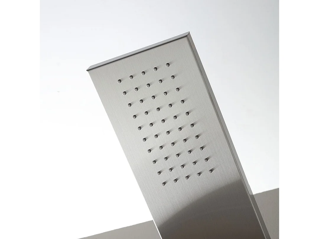 Panneau De Douche En Acier Inoxydable Avec Jets Hydromassants Chromés