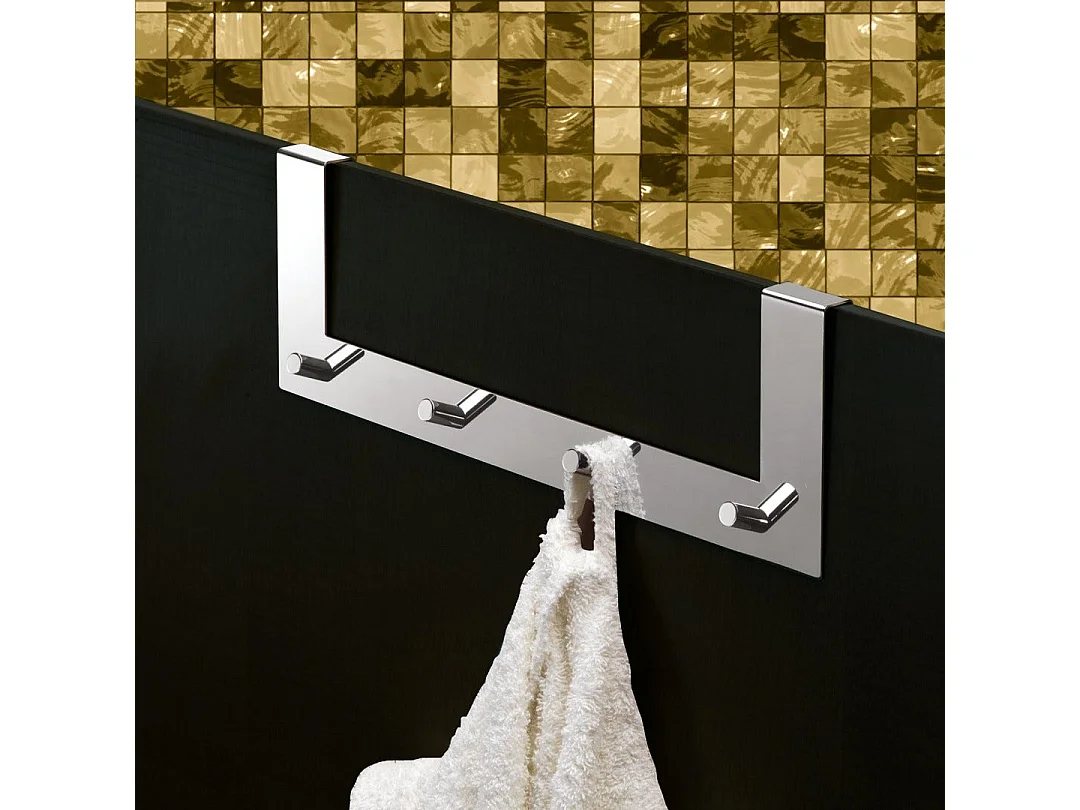 Porte-Manteaux Multiples En Acier Chromé