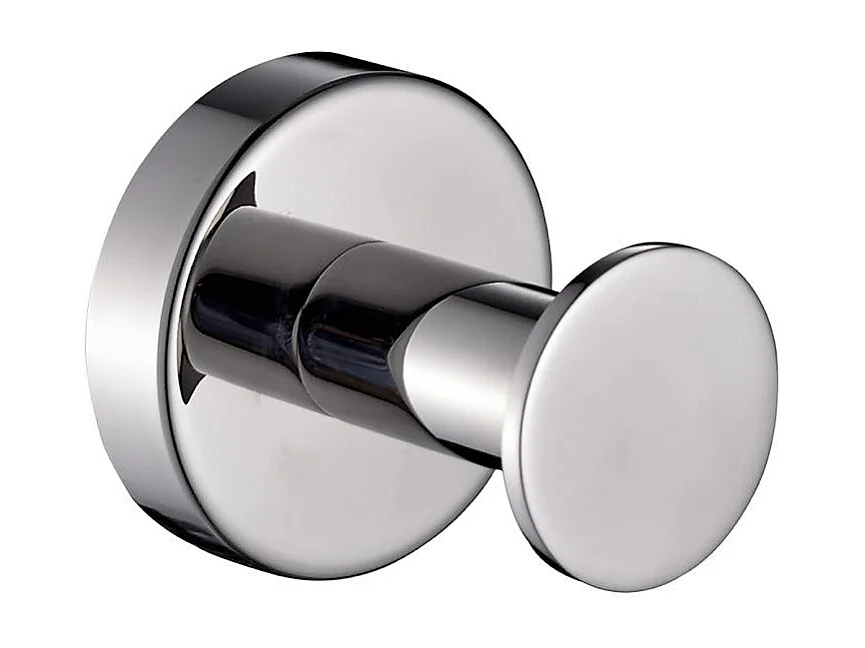 Support Mural Simple En Acier Chromé Poli | Loto