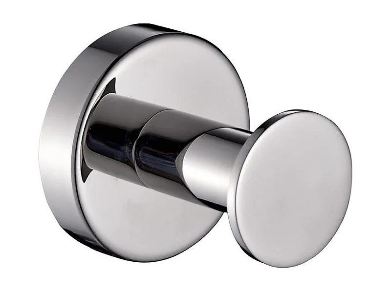 Support Mural Simple En Acier Chromé Poli | Loto