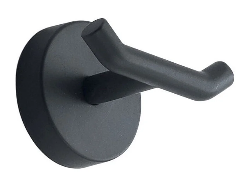 Porte-Manteau Mural En Acier Inoxydable Noir Mat | Violetta