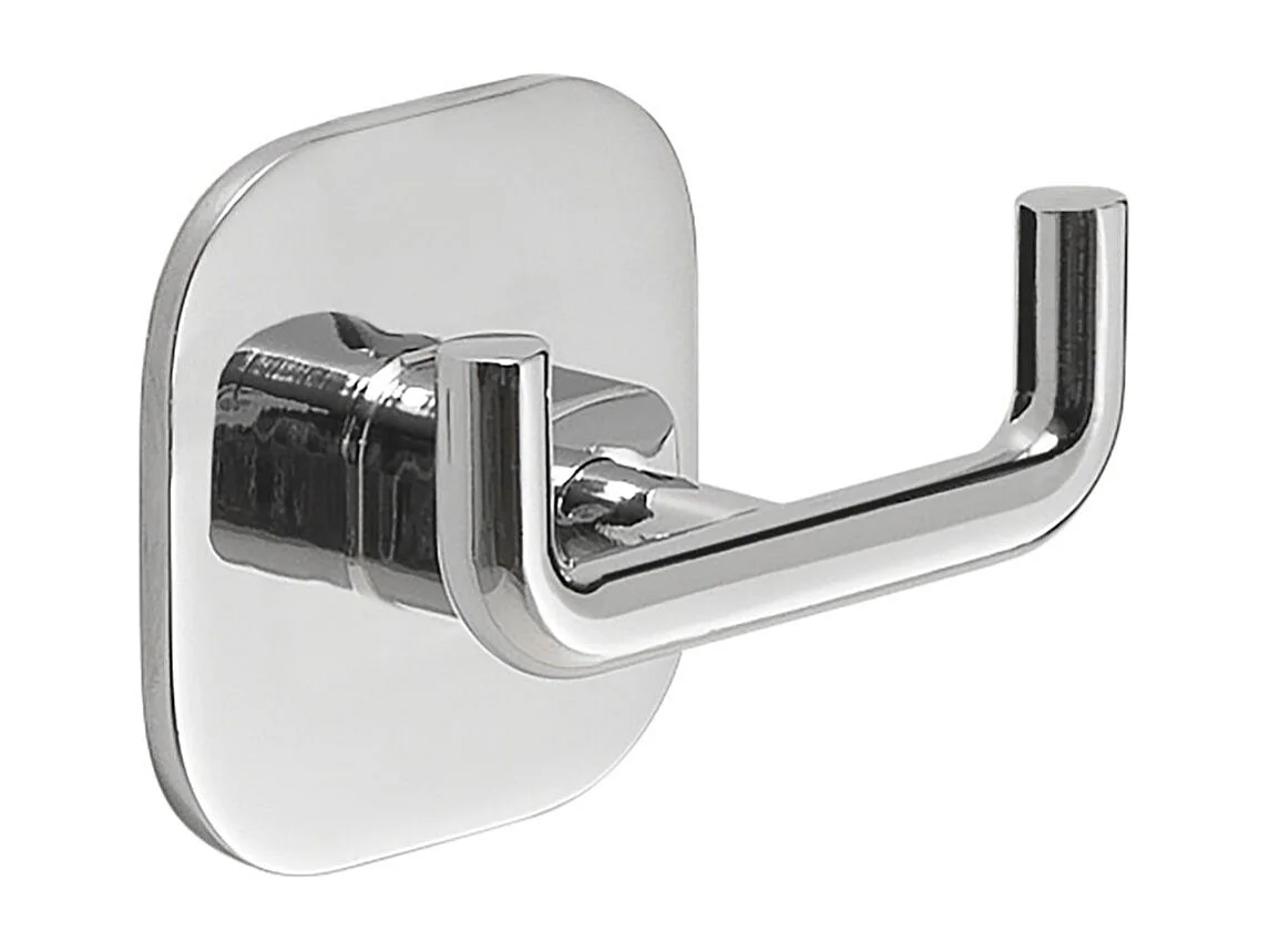 Cintre Double Pour Serviettes Ou Peignoirs Acier Inoxydable Chromé  | Timo