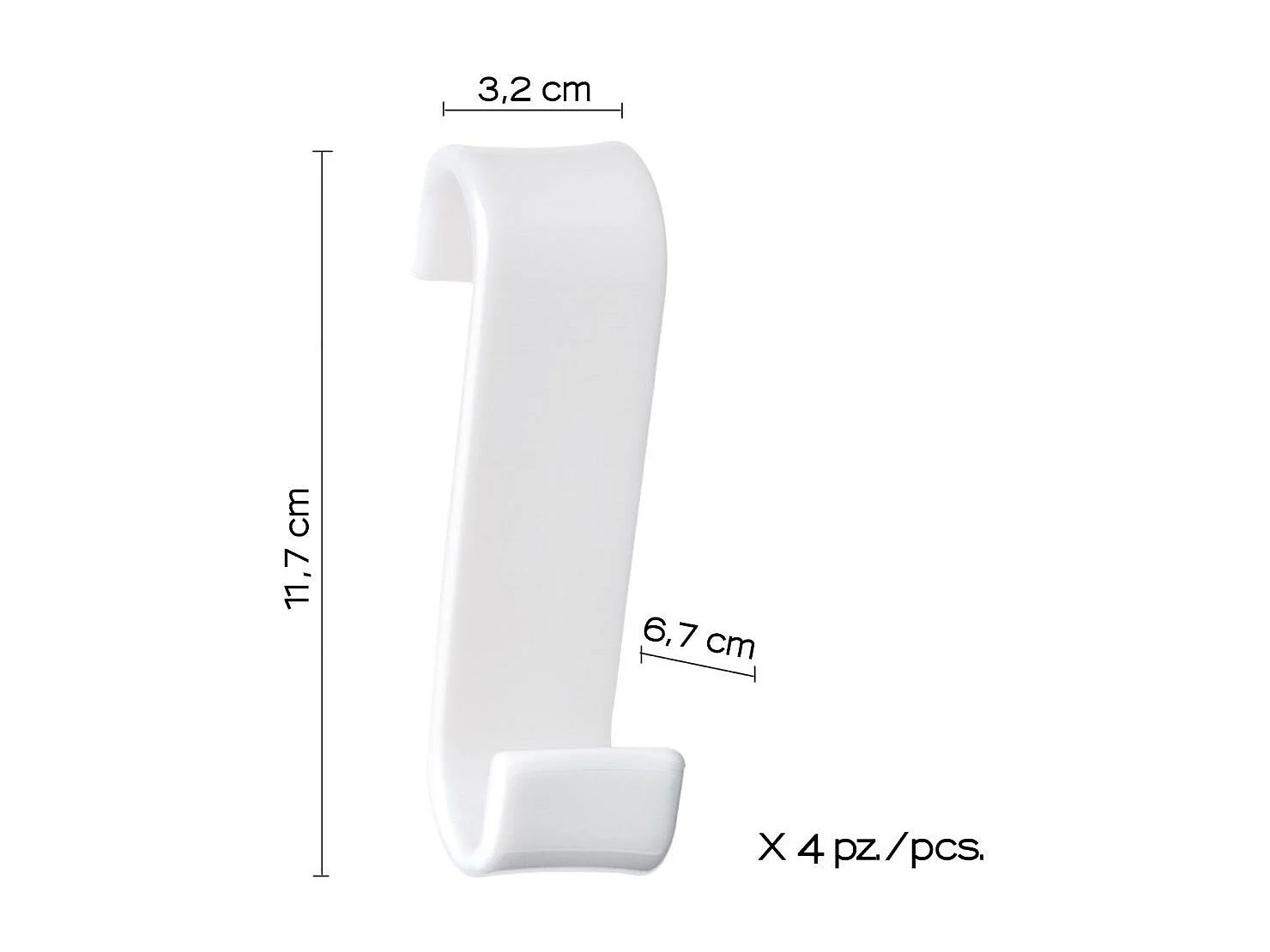 4 Supports De Radiateur Blancs | Merlino