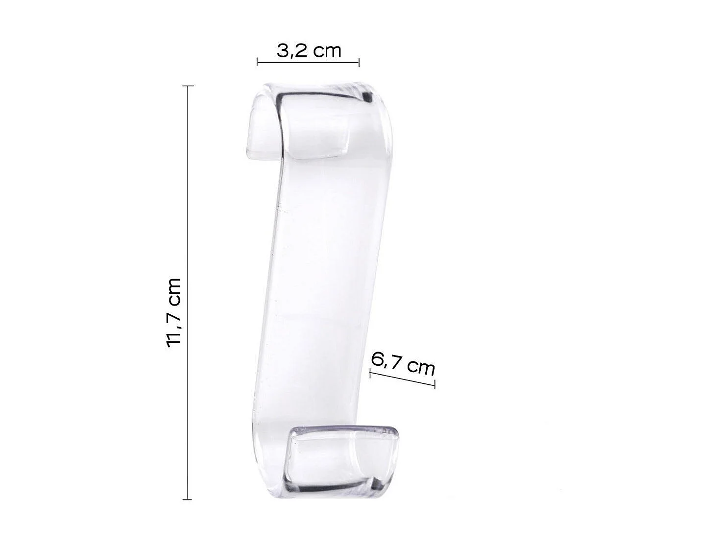 Jeu De 2 Supports Transparents Pour Radiateurs | Merlino