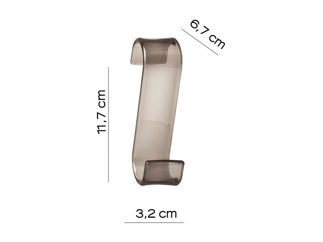 Porte-Manteau Pour Radiateur Moka Transparent | Merlino