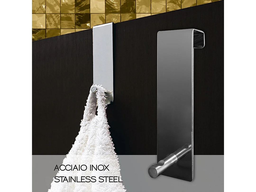 Porte-Manteau Acier Chromé