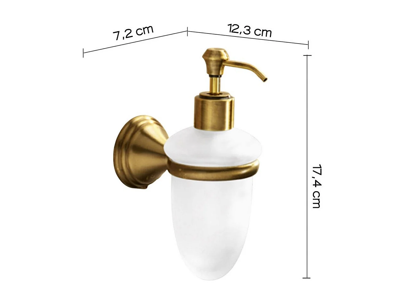 Distributeur Mural De Savon Liquide 180Ml | Rosa