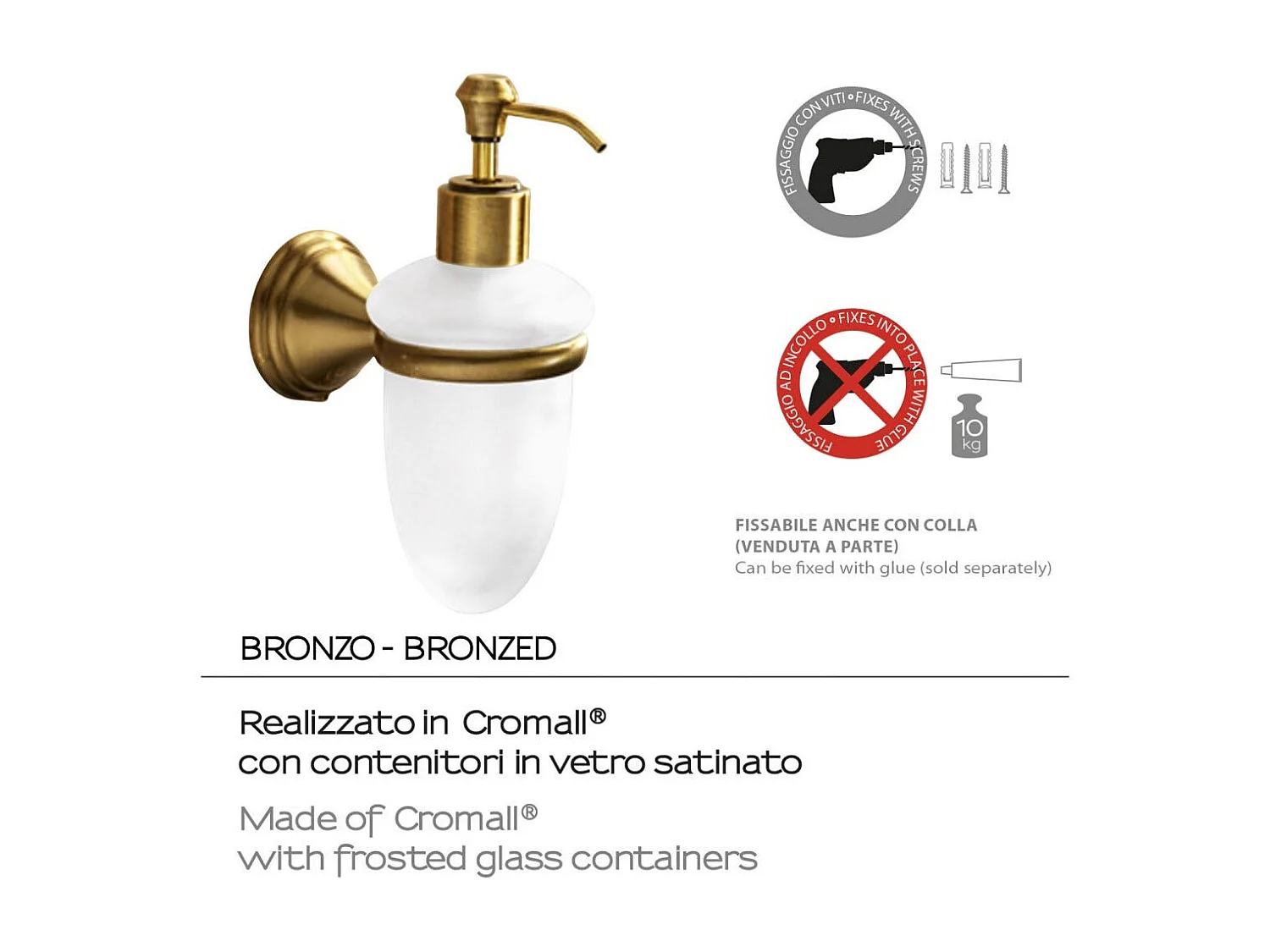 Distributeur Mural De Savon Liquide 180Ml | Rosa