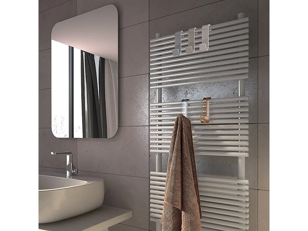 Jeu De 2 Cintres Pour Radiateur Blanc | Merlino