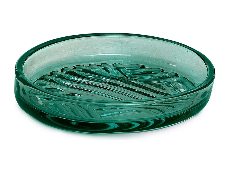 Porte-Savon En Verre Vert | Fiordaliso