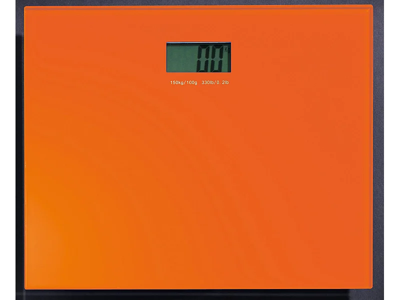 Balance Électronique En Verre Finition Orange
