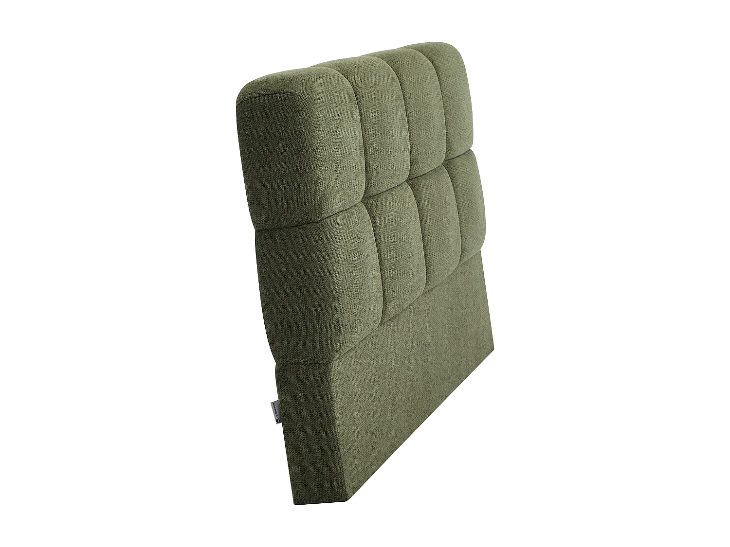 Tête de lit 140 cm - Tissu texturé - Vert olive - DAMADO