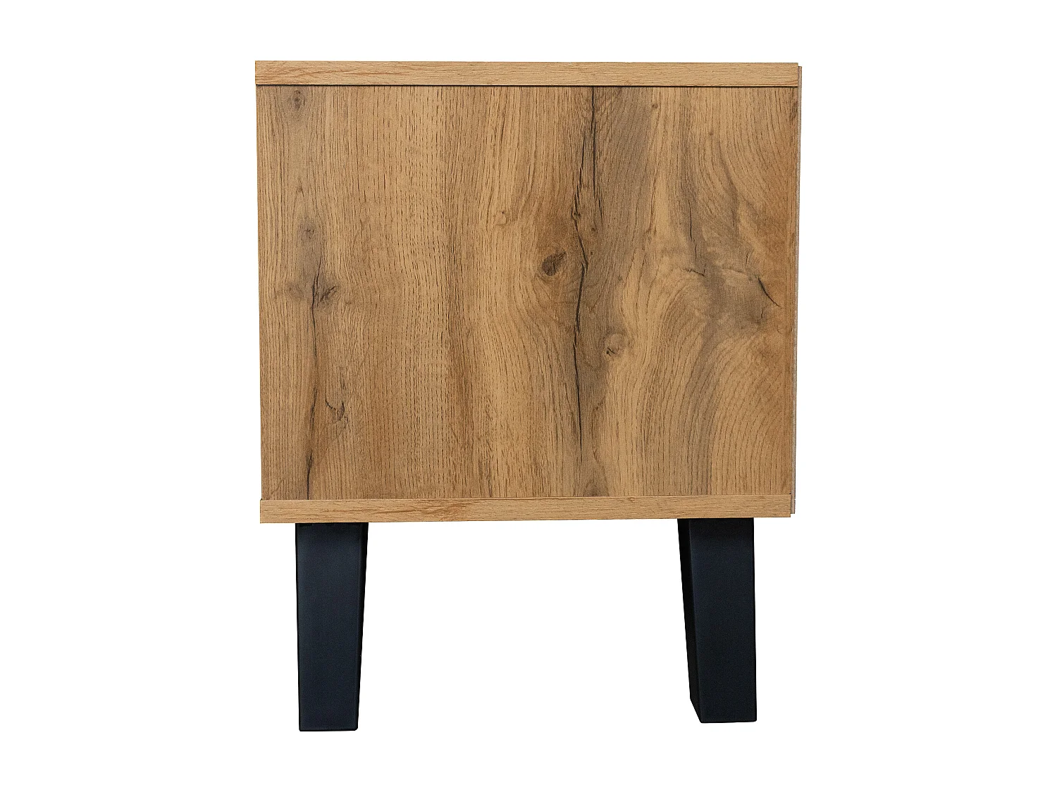 Mobile TV in legno, mobile TV marrone con 2 ante e 2 scomparti, mobile TV lungo 160 cm