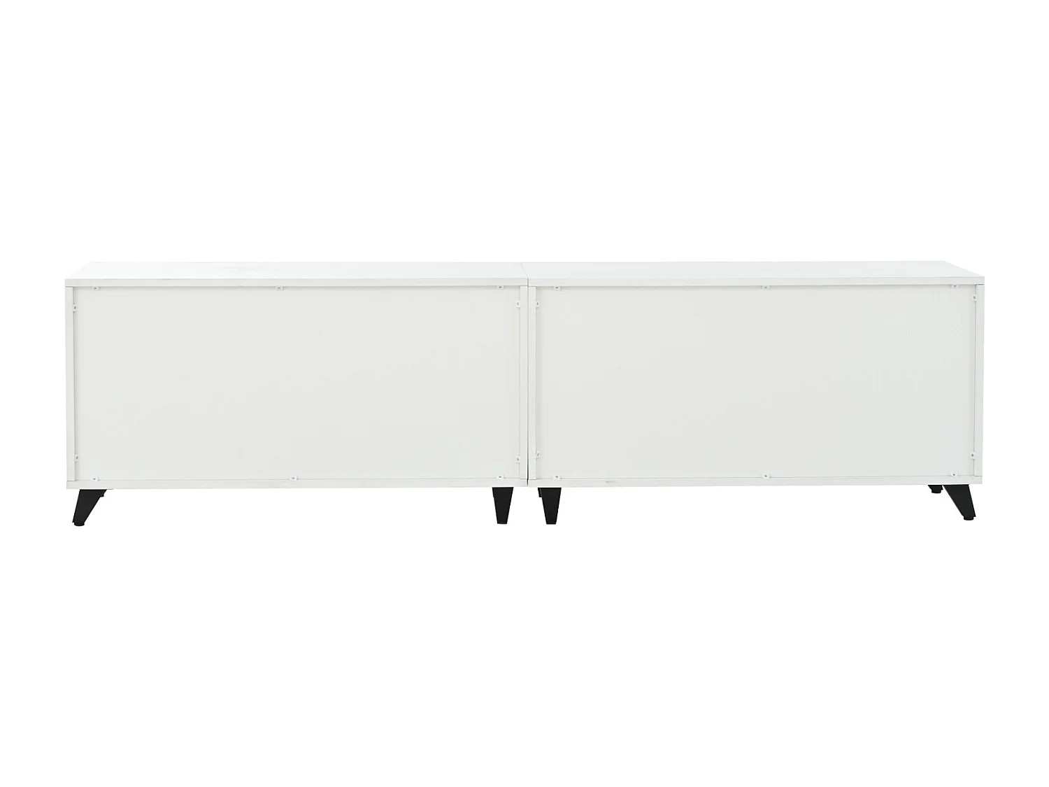 Lage tv-kast 180 × 40 × 49 cm, 4 kasten met verstelbare tussenschotten, lowboard voor tv's tot 80"