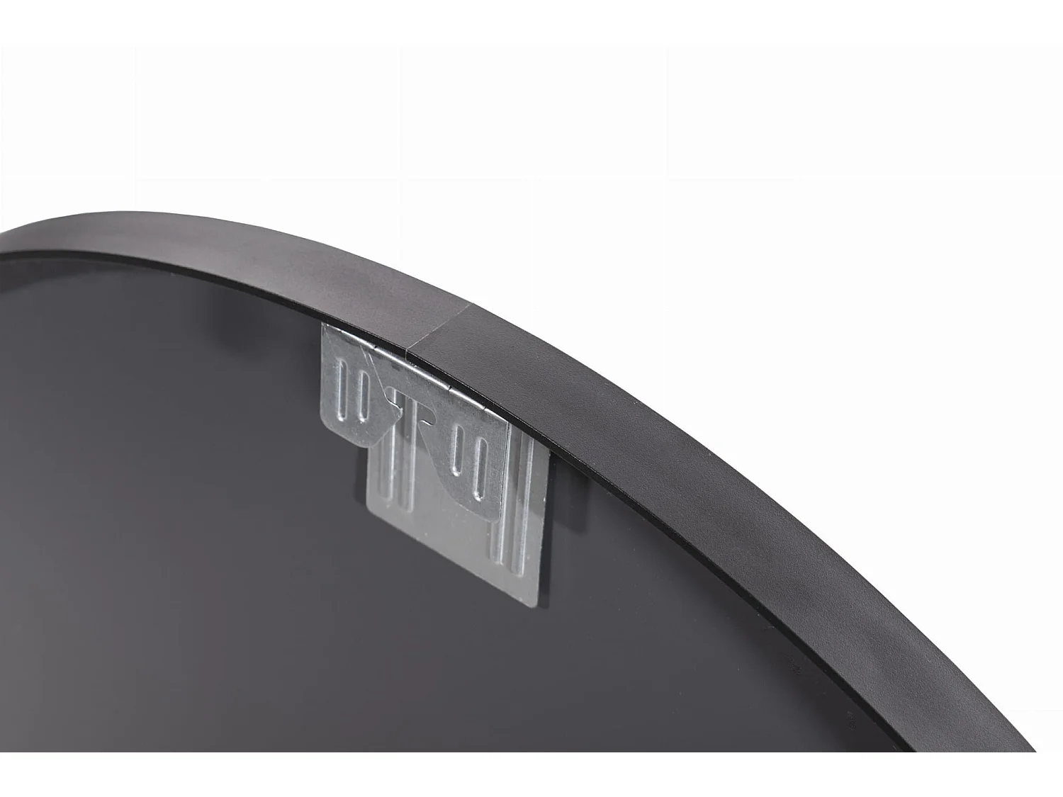 Valora 70CM SPIEGEL Rond Zwart Metalen Frame Scandinavische Stijl