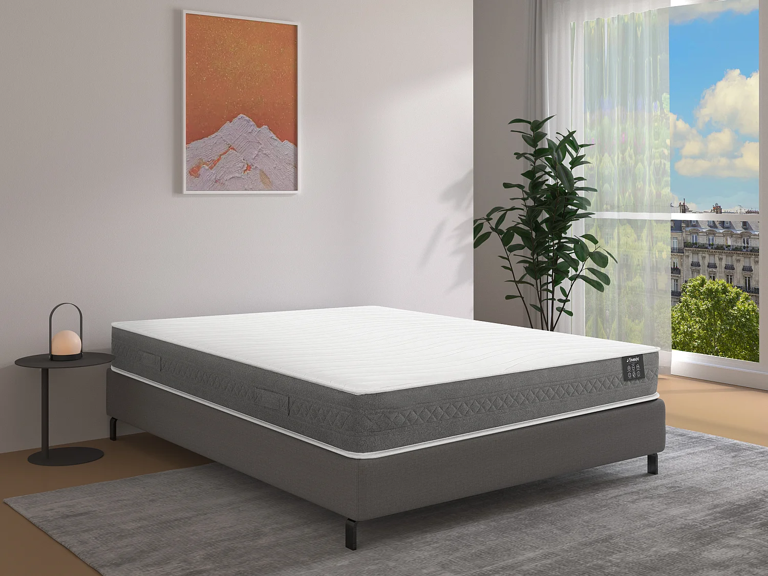 Matelas 140 x 190 cm ressorts ensachés ép.20cm - ENOROS de YSMÉE