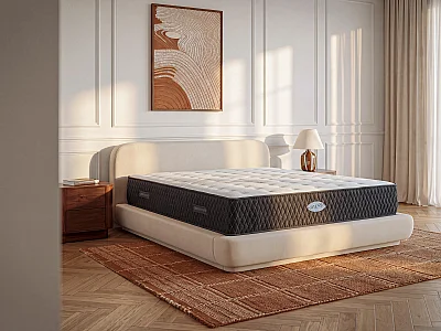 Matelas 160 x 200 cm ressorts ensachés et fibres de Kapok ép.31cm - SOREMA de NATUREA