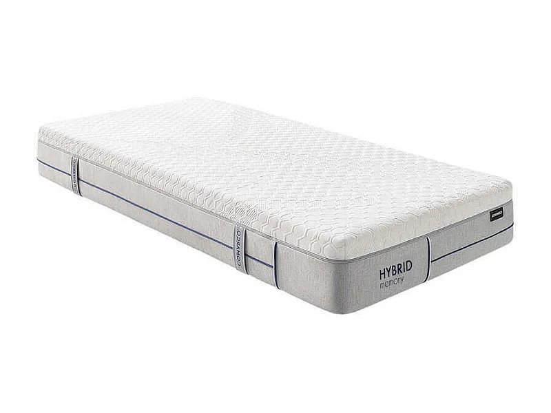 Colchón visco articulable Hybrid Lider 23 cm firmeza alta-140x200-Gris-22cm