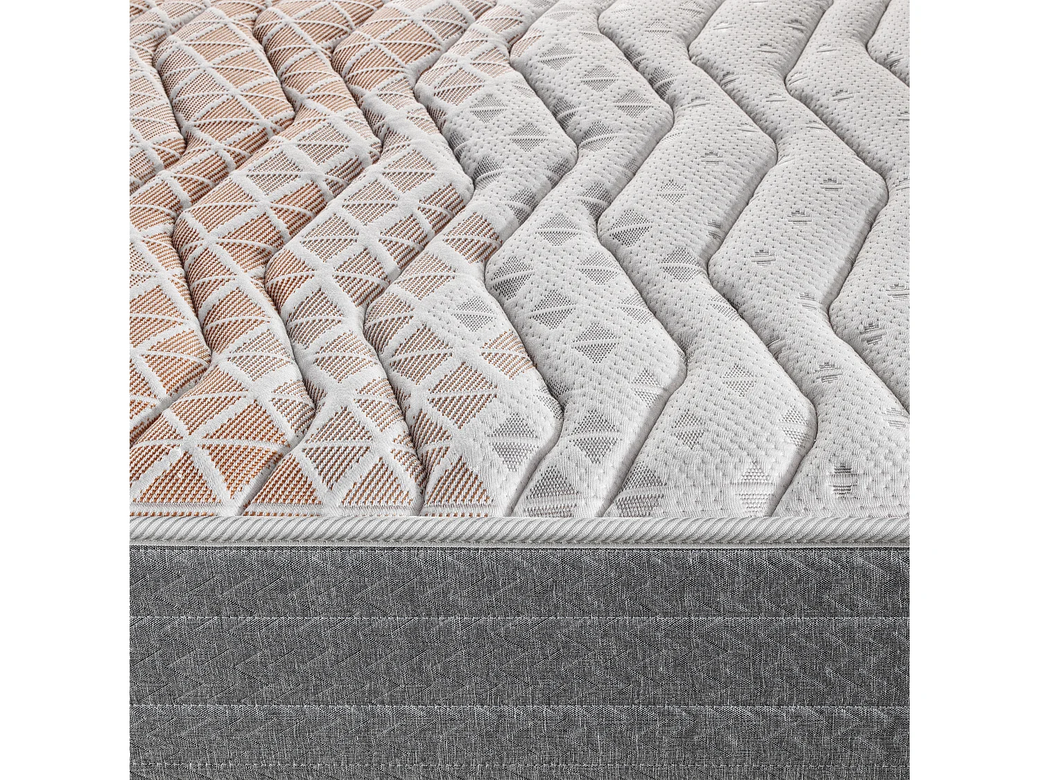 Colchón 80x190 PIKOLIN Pear Muelles Normablock+Visco 22cm