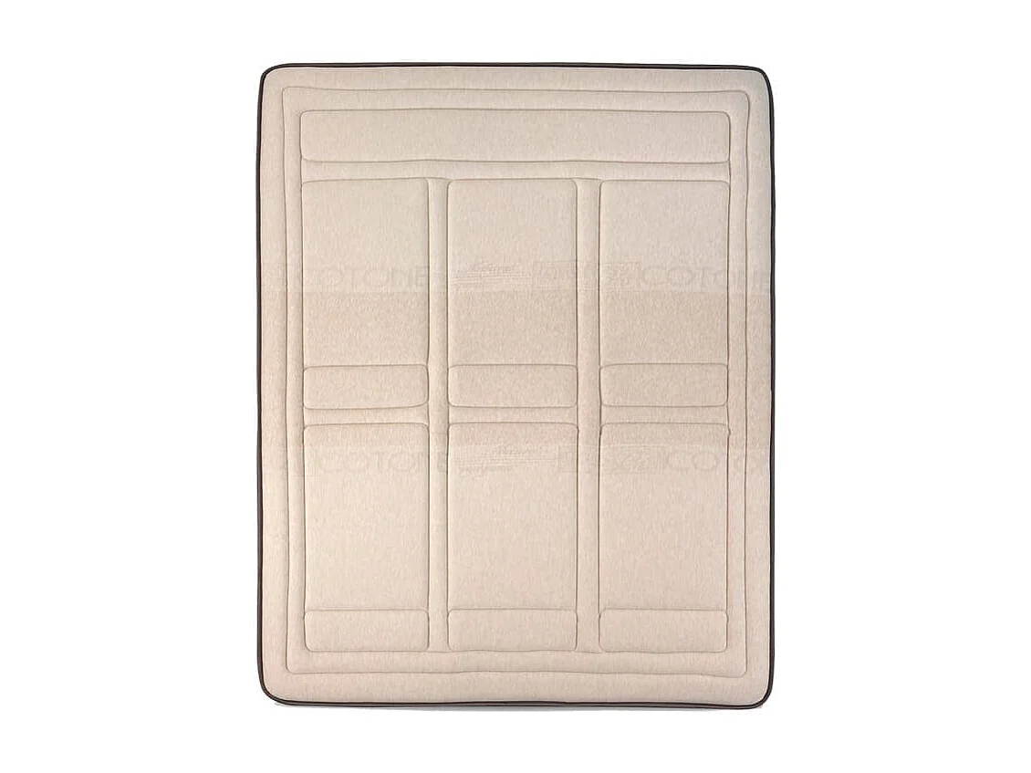 Colchón Hr Cotton Nature con visco 27 cm extra firme transpirable-150x190-Multicolor-28cm