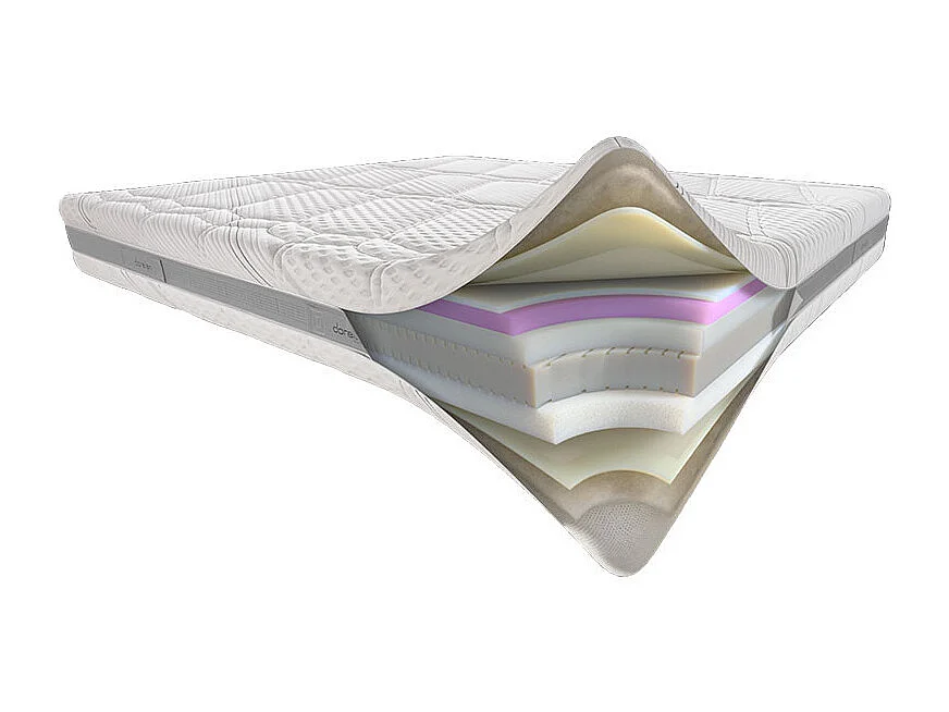 Colchón viscoelástico Evoke medium 26 cm Dorelan-150x200-Blanco