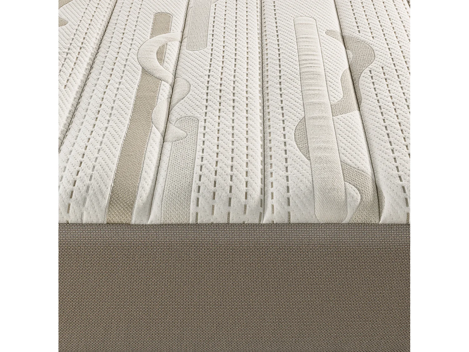 Colchón visco Bultex Slim 24 cm firmeza media fibercel suave-135x190-Multicolor