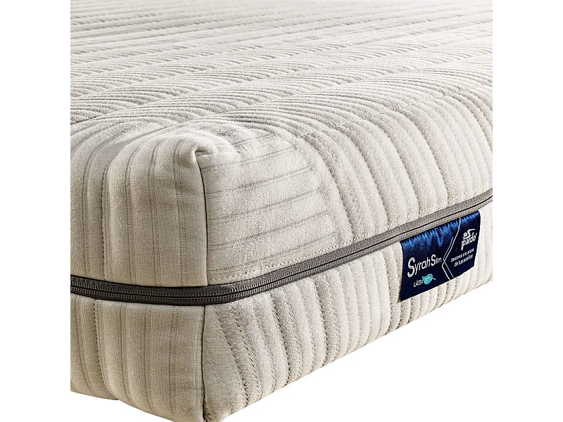 Colchón de látex 100% Pardo Syrah Slim 18 cm firmeza media-160x200-Multicolor