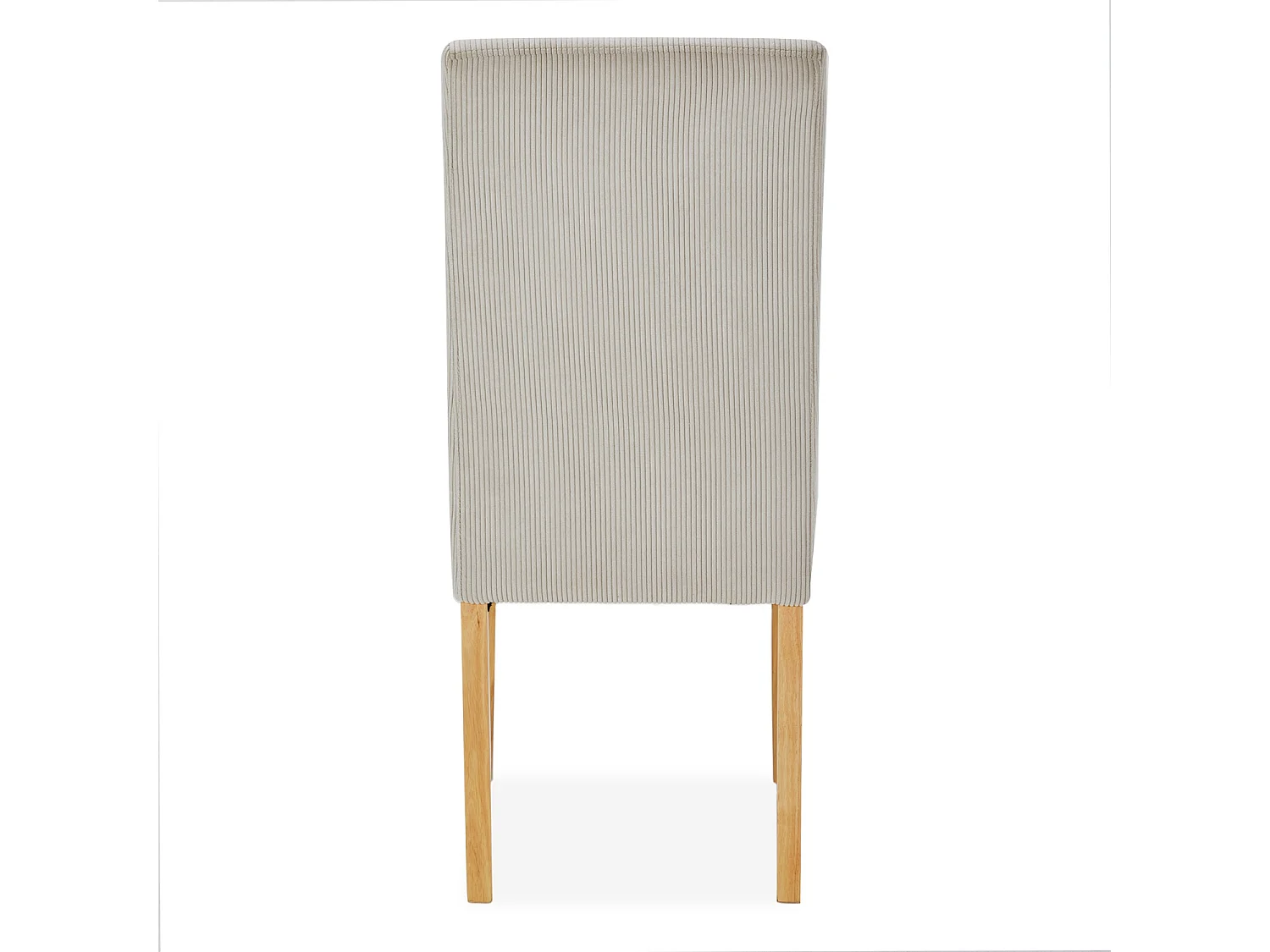 Lot de 4 chaises Rosie velours côtelé Beige