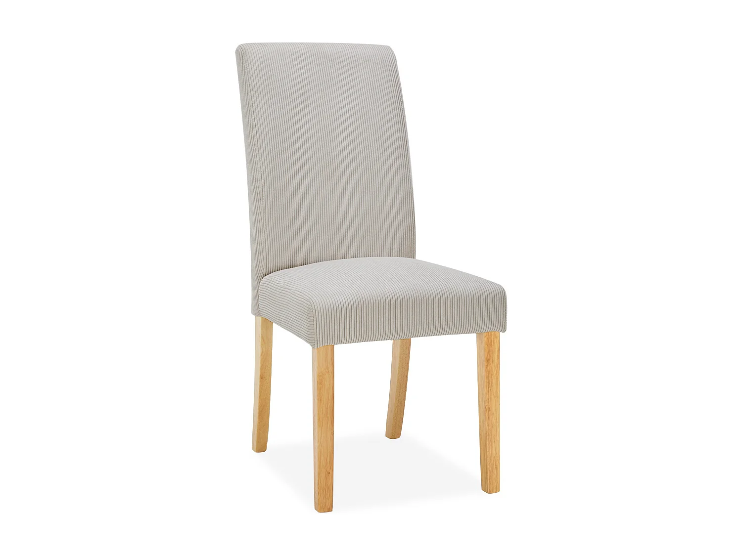 Lot de 6 chaises Rosie velours côtelé Beige