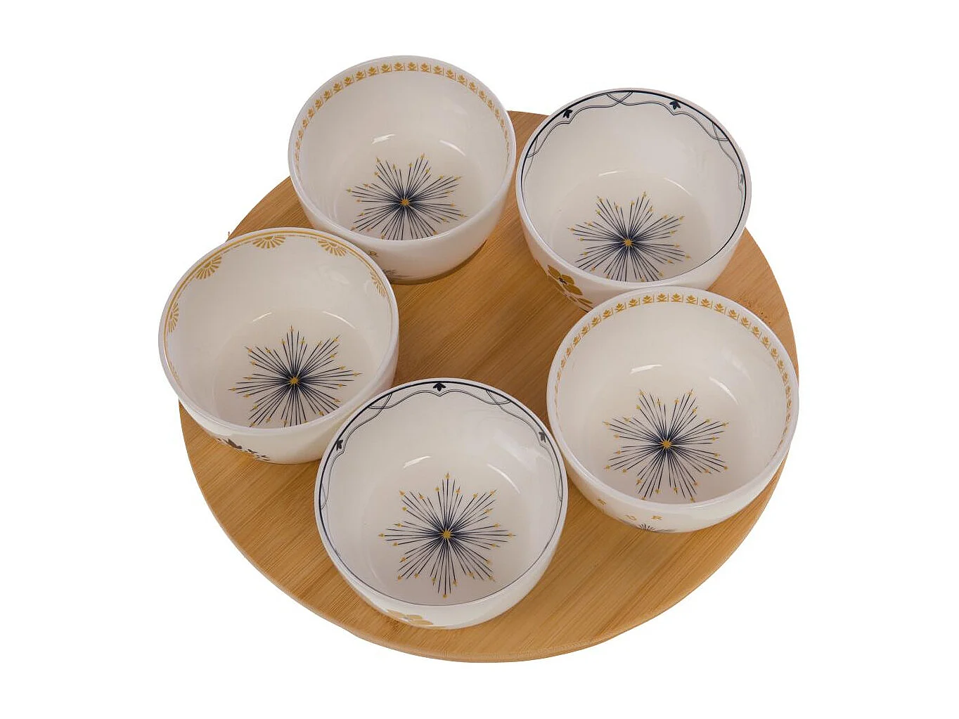 Coffret 5 bols Poésie