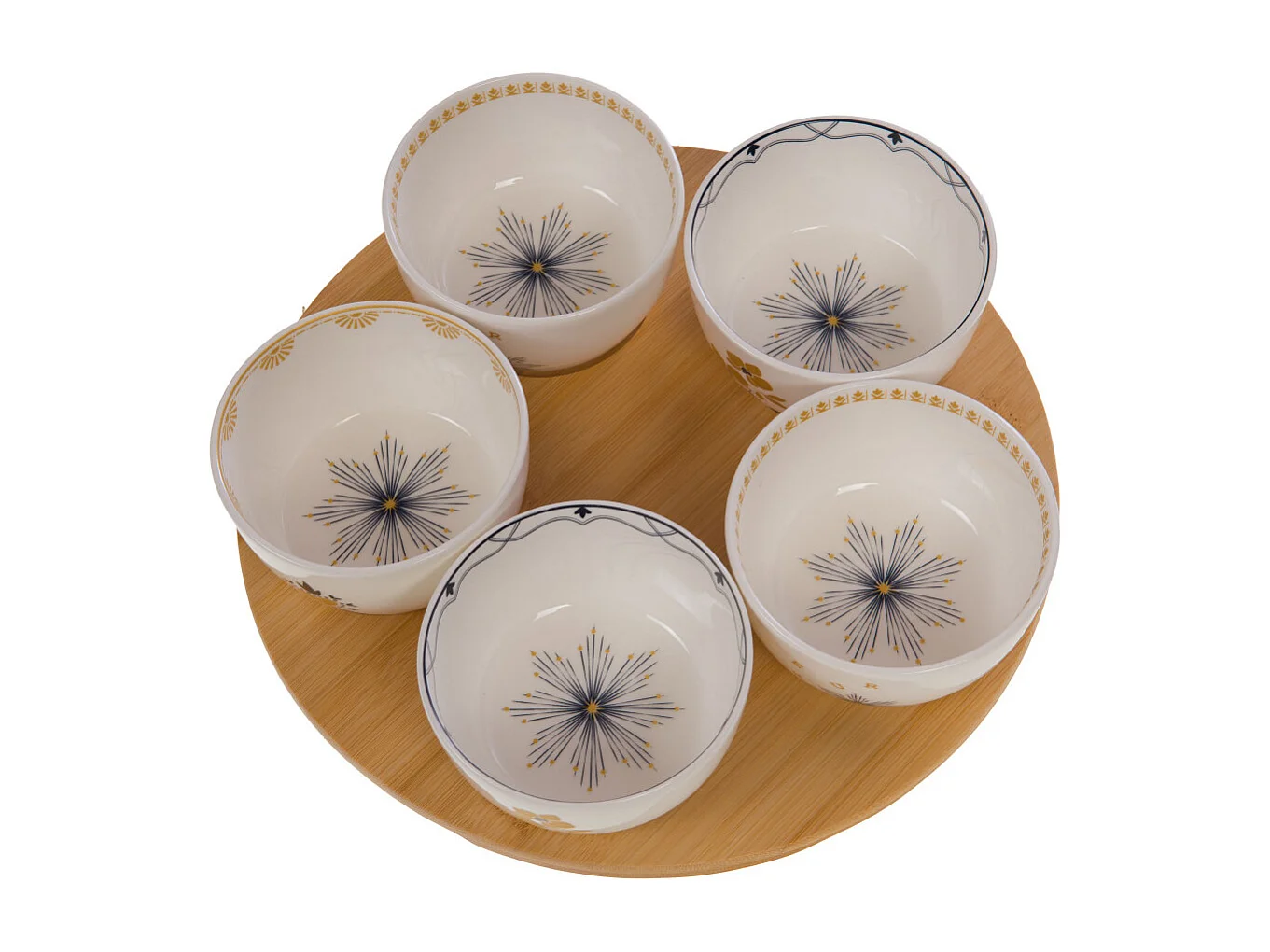 Coffret 5 bols Poésie