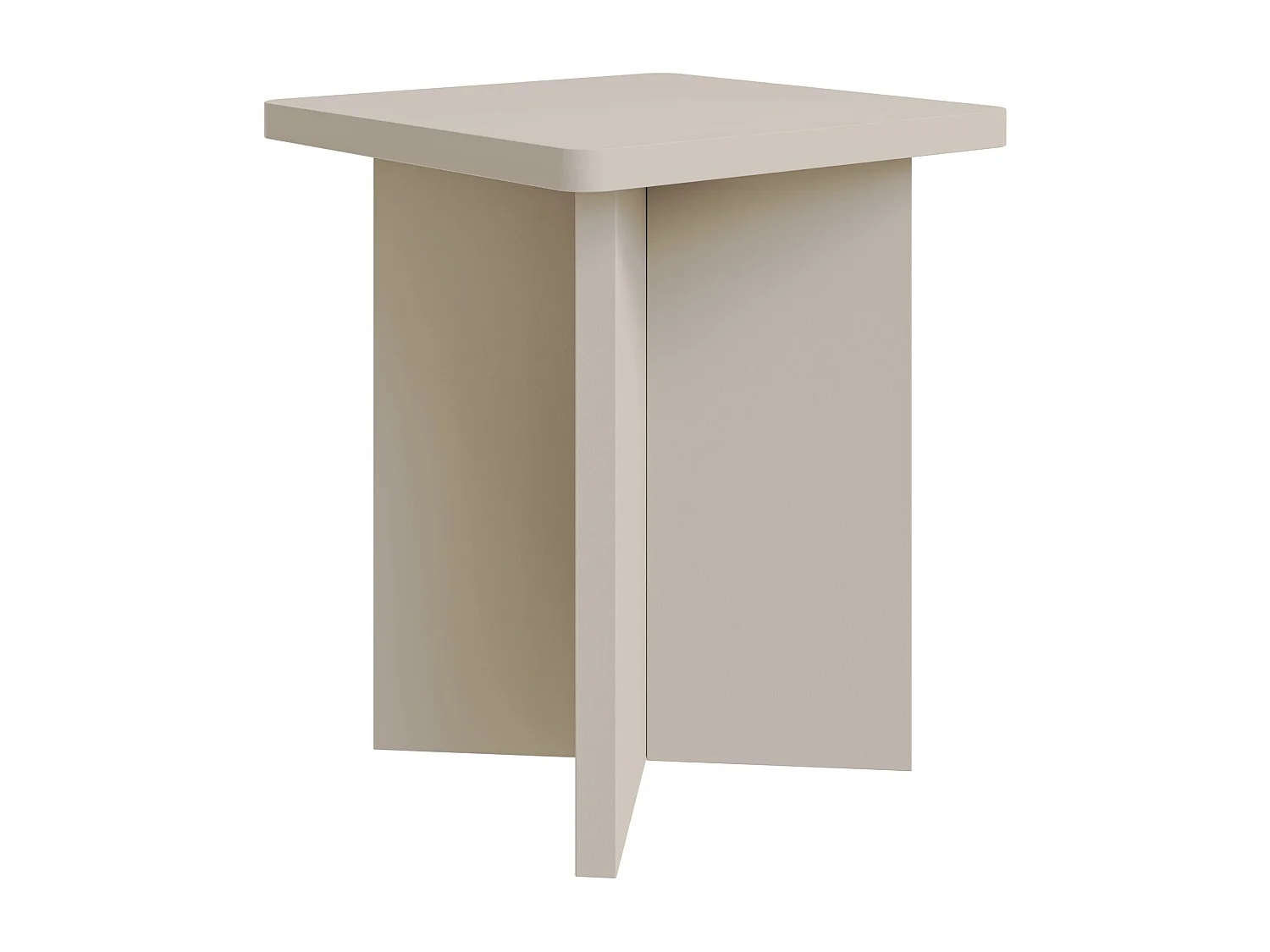 Table basse – 42 cm – gris cachemire – QUBEO