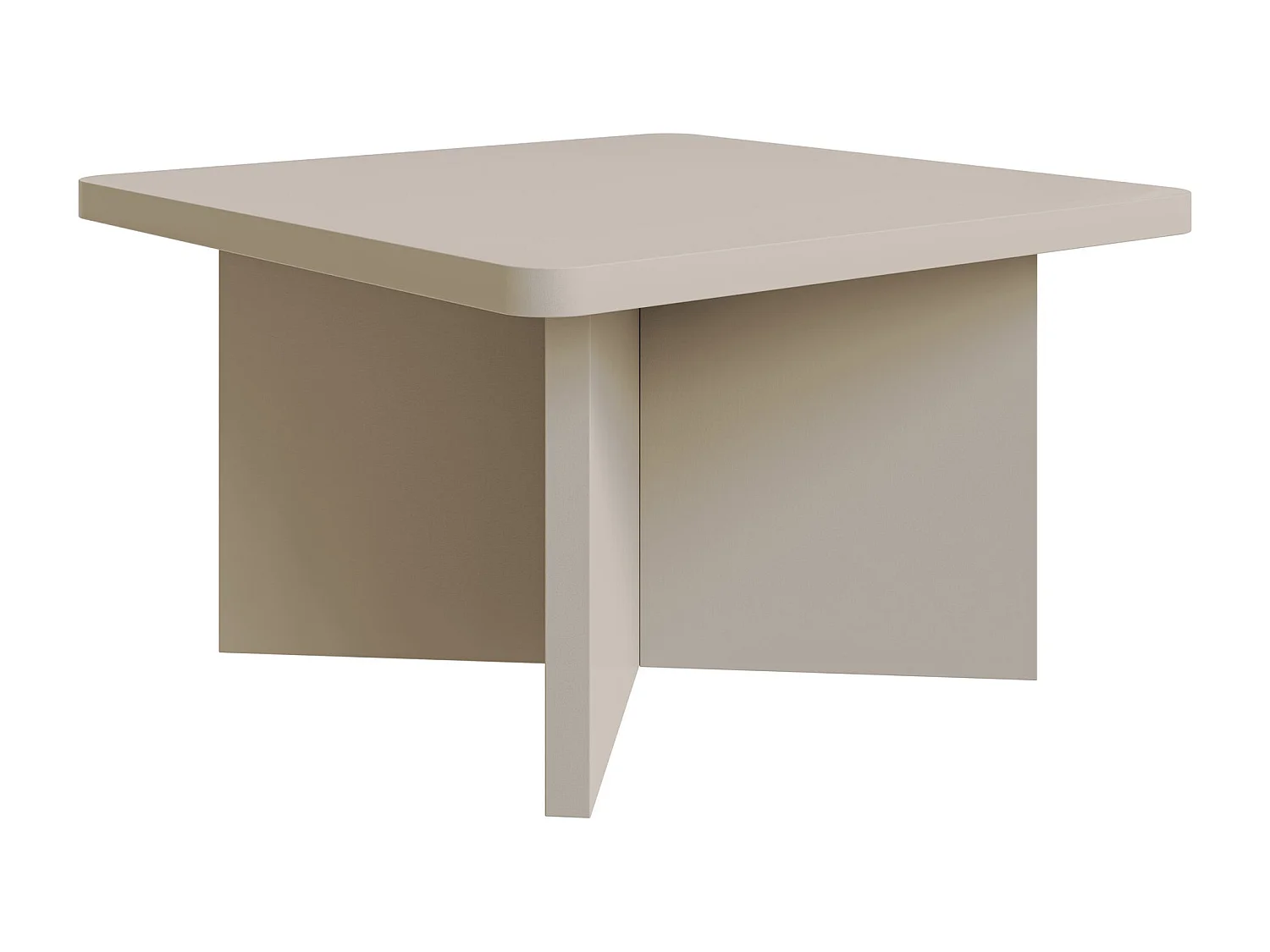 Table basse – 60 cm – gris cachemire – QUBEO