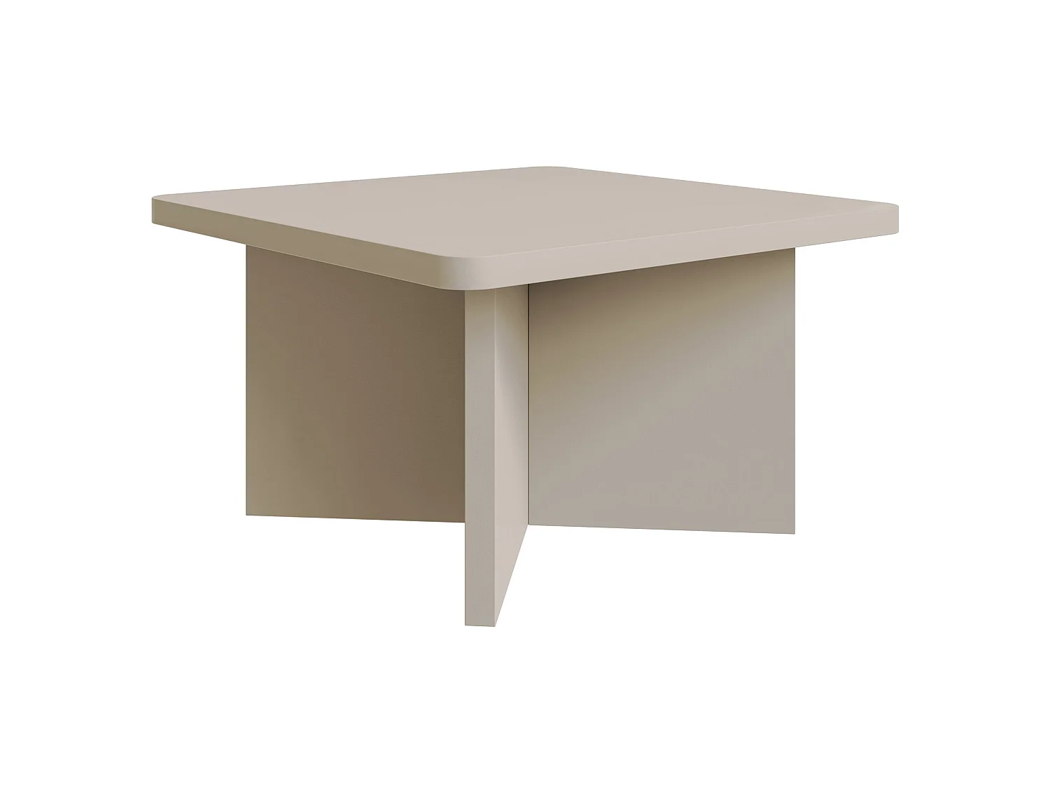 Table basse – 60 cm – gris cachemire – QUBEO