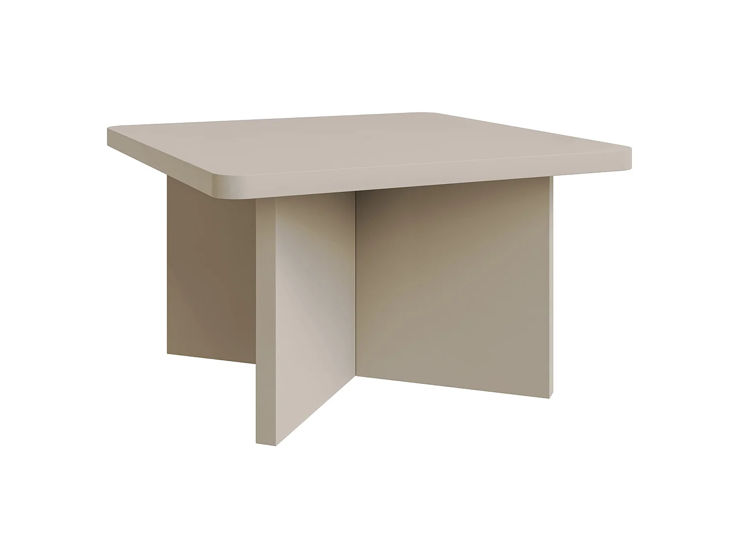 Table basse – 60 cm – gris cachemire – QUBEO